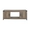 Natural Wooden TV Stand with Height Adjustable Shelves and 2 Storage Cabinets